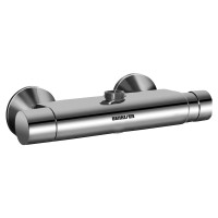 Benkiser Selbstschluss Duscharmatur mit Thermostat, Aufputzmontage - Wasserabgang oben Benkiser Selbstschluss Duscharmatur mit Thermostat, Aufputzmontage - Wasserabgang oben