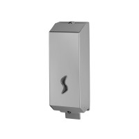 Edelstahl Seifenspender zur Wandmontage mit 1,2 Liter Kunststofftank, abschließbar Edelstahl Seifenspender zur Wandmontage mit 1,2 Liter Kunststofftank, abschließbar