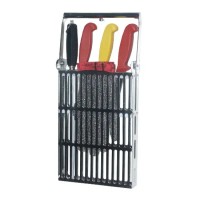 Messerkorb Edelstahl SW510301 für 3 Messer, 1 Wetzstahl und 1 Kettenhandschuh Messerkorb Edelstahl SW510301 für 3 Messer, 1 Wetzstahl und 1 Kettenhandschuh