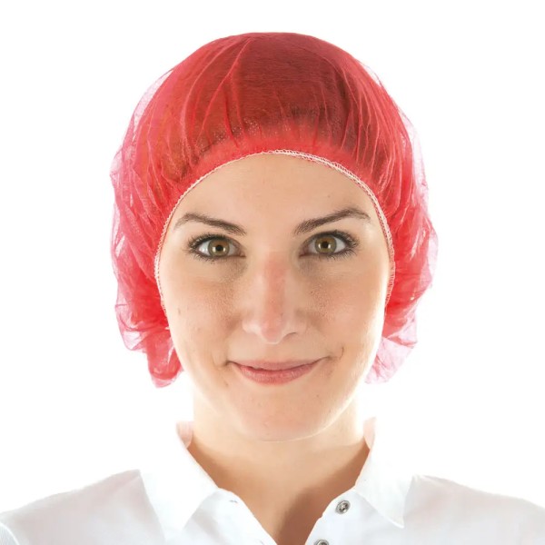 Baretthaube Bettina Light aus PP-Vlies, rot