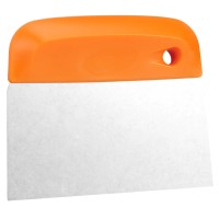Vorschau: Vikan Teigschneider/-schaber mit flexiblem Edelstahlblatt, 146 mm - orange Vorschau: Vikan Teigschneider/-schaber mit flexiblem Edelstahlblatt, 146 mm - orange