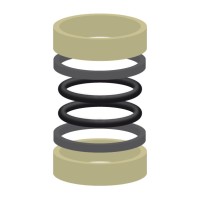 Dichtsatz Winkeldrehgelenk ST-322 mit Kalibrierhülse und Montagehütchen Dichtsatz Winkeldrehgelenk ST-322 mit Kalibrierhülse und Montagehütchen