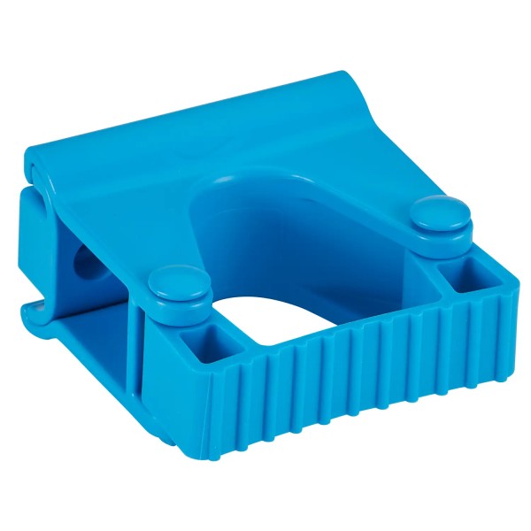 Vikan Wandhalterung Gummi-Clip-Modul, 82 mm - blau