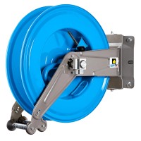 Automatischer Schlauchaufroller für Frostschutz, Scheibenreiniger oder AdBlue für 10 - 25m Schlauch - Stahl lackiert - 20 bar Automatischer Schlauchaufroller für Frostschutz, Scheibenreiniger oder AdBlue für 10 - 25m Schlauch - Stahl lackiert - 20 bar