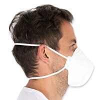 Vorschau: Atemschutzmaske FFP2 NR - Seitenansicht Vorschau: Atemschutzmaske FFP2 NR - Seitenansicht