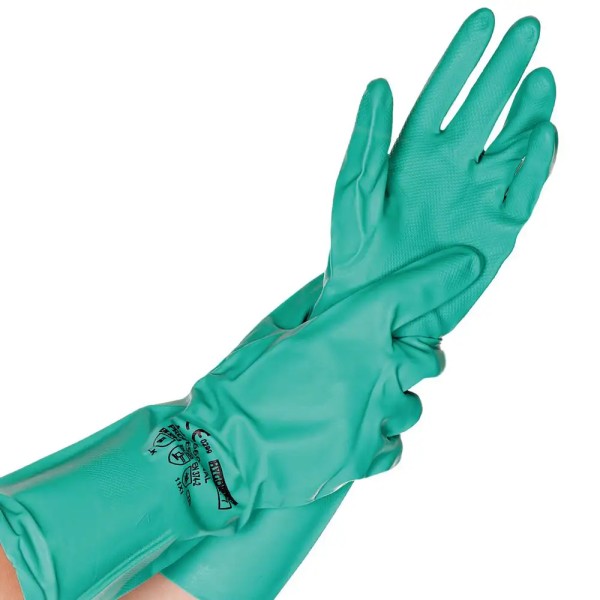Chemikalienschutzhandschuhe Nitril, grün