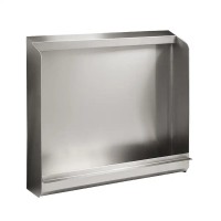 Edelstahl Urinalrinne SLPN02Z, 600 mm, vandalensicher, bodenstehend Edelstahl Urinalrinne SLPN02Z, 600 mm, vandalensicher, bodenstehend