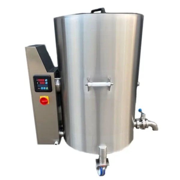 Edelstahl Kochkessel 250 Liter mit digitaler Temperatursteuerung Indu52