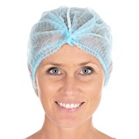 Klipphaube Detect PP-Vlies - blau Klipphaube Detect PP-Vlies - blau