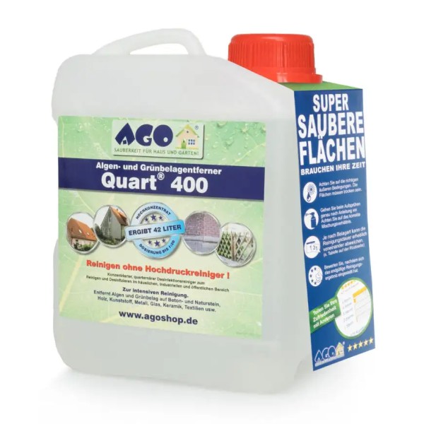 AGO Quart Algen- und Grünbelagentferner 400 - 2 Liter Kanister