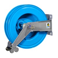 Automatischer Schlauchaufroller für Fett für 10 - 30m Schlauch, Stahl lackiert, 400 bar - starre Ausführung Automatischer Schlauchaufroller für Fett für 10 - 30m Schlauch, Stahl lackiert, 400 bar - starre Ausführung