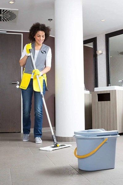 VERMOP Wischeimer Wringboy, 15 Liter - im Einsatz