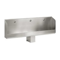Wandhängende Edelstahl Urinalrinne SLPN04C mit thermischer Spülung, 1800 mm Wandhängende Edelstahl Urinalrinne SLPN04C mit thermischer Spülung, 1800 mm