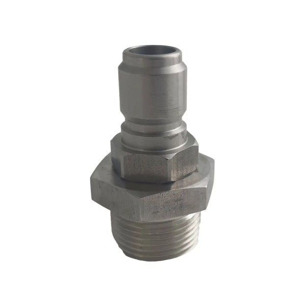 Edelstahl Stecker ST-3100 mit Reduzierung 3/4''AG