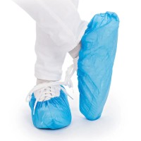 Einweg Überschuhe CPE - blau Einweg Überschuhe CPE - blau