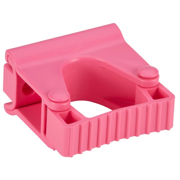 Vikan Wandhalterung Gummi-Clip-Modul, 82 mm - pink