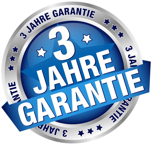 3 Jahre Garantie auf Sprühgeräte