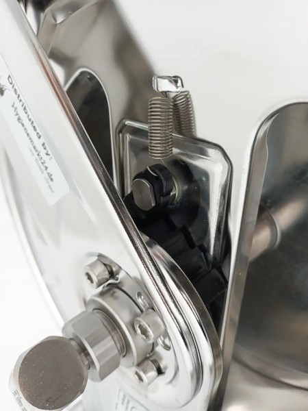 Edelstahlfeder mit Feststelleinheit für Schlauchaufroller