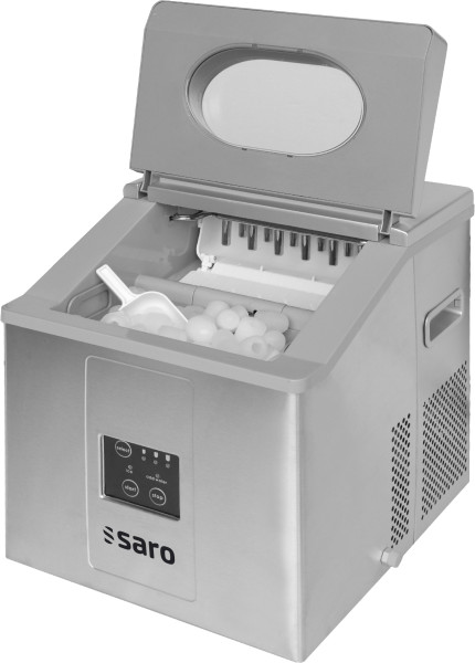 SARO Eiswürfelbereiter Modell EB 15 PRO  Kategorie: KÜHL- UND TIEFKÜHLTECHNIK Brutto-Gewicht: 17,80 kg EAN: 4017337325078 Versandart: Paket