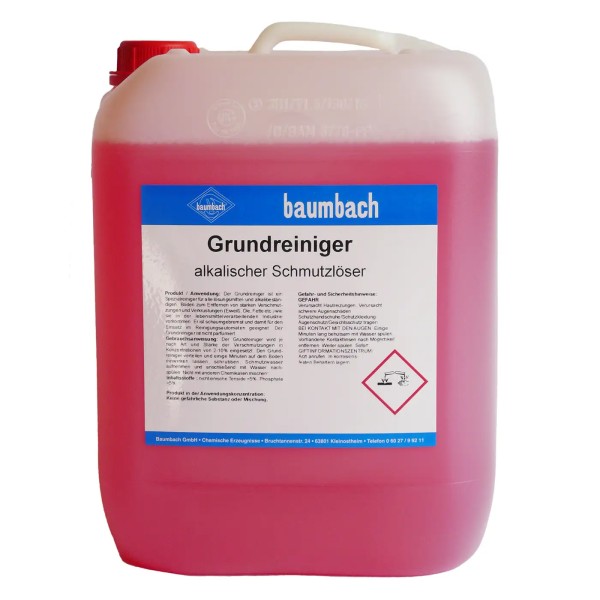 Baumbach Alkalischer Grundreiniger - 10 Liter Kanister