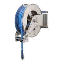 Automatischer Schlauchaufroller HR3501, 3/4 Zoll, bis 20m Schlauchlänge, Edelstahl Automatischer Schlauchaufroller HR3501, 3/4 Zoll, bis 20m Schlauchlänge, Edelstahl