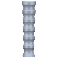 Knickschutz Schlauch DN 08 oder DN 10, grau, gewellt Knickschutz Schlauch DN 08 oder DN 10, grau, gewellt