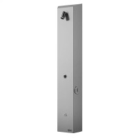 Edelstahl Duschpaneel SLZA28 mit Jetonzeitzähler für bezahltes Duschen Edelstahl Duschpaneel SLZA28 mit Jetonzeitzähler für bezahltes Duschen