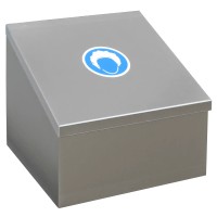 Edelstahl Spender für Hygienekleidung zur Wandmontage Edelstahl Spender für Hygienekleidung zur Wandmontage