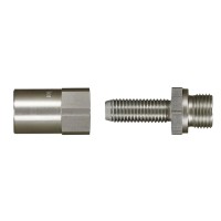 Edelstahl Schraubarmatur AGR 1/2'' für PUReClean365+ Lebensmittelschlauch Edelstahl Schraubarmatur AGR 1/2'' für PUReClean365+ Lebensmittelschlauch