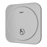 Urinal Spülung SLP02NP mit Piezo-Taster, vandalensicher Urinal Spülung SLP02NP mit Piezo-Taster, vandalensicher