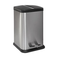 Edelstahl Mülleimer mit Fußpedal und Kunststoffeinsatz für 6, 12 oder 20 Liter Edelstahl Mülleimer mit Fußpedal und Kunststoffeinsatz für 6, 12 oder 20 Liter