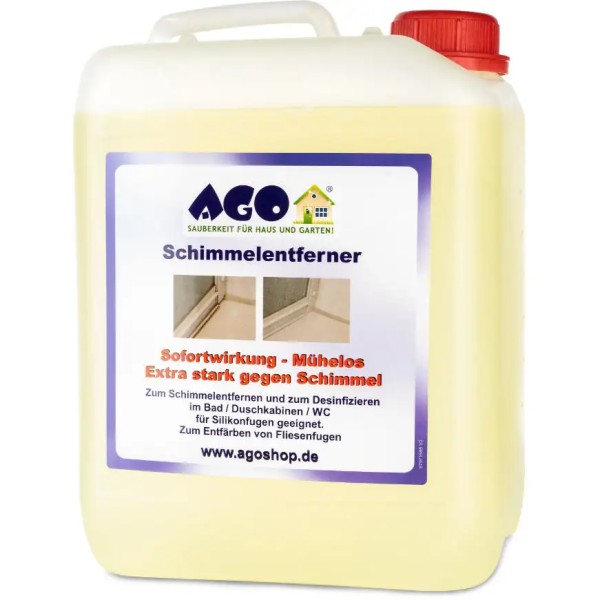 AGO Schimmelentferner mit Aktivchlor - 5 Liter