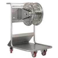 Schlauchwagen ohne Schlauch VP200 aus Edelstahl für 35m Schlauch 1/2'' Schlauchwagen ohne Schlauch VP200 aus Edelstahl für 35m Schlauch 1/2''