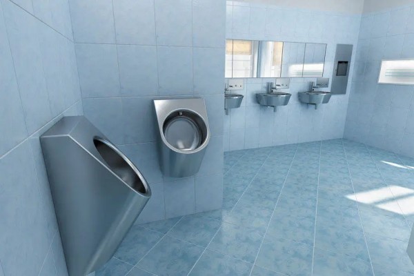 Edelstahl Urinal SLPN07, vandalensicher