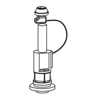 Ablaufventil für Edelstahl Toiletten mit Spülkasten Ablaufventil für Edelstahl Toiletten mit Spülkasten