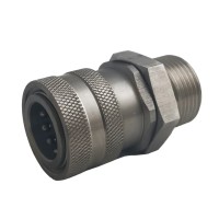Edelstahl Kupplung ST-3100 mit Reduziernippel 3/4''AG Edelstahl Kupplung ST-3100 mit Reduziernippel 3/4''AG