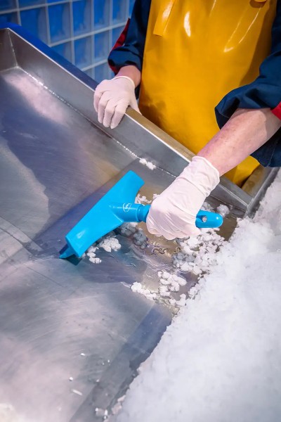 Vikan Ultra Hygiene Wasserabzieher mit kurzem Stiel, 245 mm