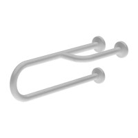 Stützgriff WC SLZM13W - Stahl mit weißer Pulverbeschichtung - Länge 600 mm Stützgriff WC SLZM13W - Stahl mit weißer Pulverbeschichtung - Länge 600 mm