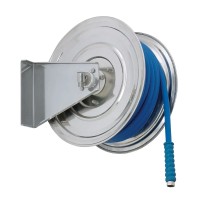 Schlauchtrommel Edelstahl AVM9310, 1/2 Zoll, bis 35m Schlauchlänge Schlauchtrommel Edelstahl AVM9310, 1/2 Zoll, bis 35m Schlauchlänge
