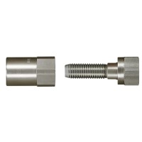 Edelstahl Schraubarmatur DKR-FD 1/2'' für Lebensmittelschlauch blufood DN12 - flachdichtend Edelstahl Schraubarmatur DKR-FD 1/2'' für Lebensmittelschlauch blufood DN12 - flachdichtend