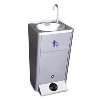 Mobiles Waschbecken mit Wassertank und Papierkorb Mobiles Waschbecken mit Wassertank und Papierkorb
