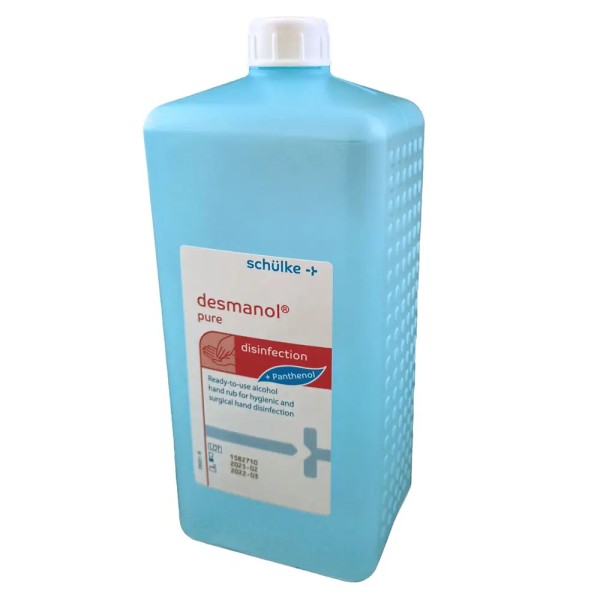 Händedesinfektionsmittel Schülke desmanol® pure 1 Liter Euroflasche