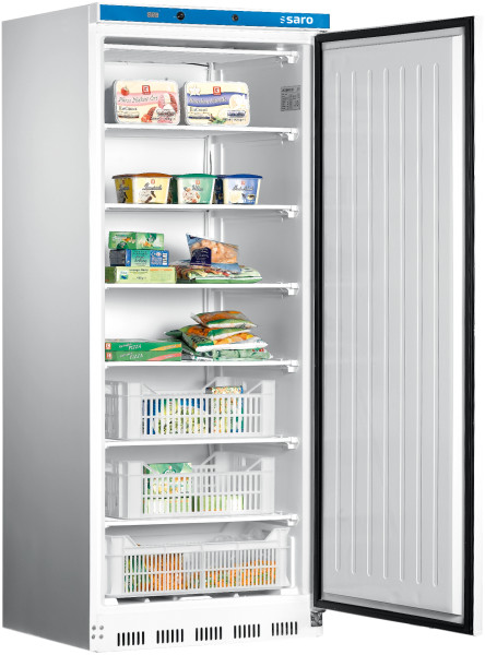 SARO Lagertiefkühlschrank - weiß, Modell HT 600  Kategorie: KÜHL- UND TIEFKÜHLTECHNIK Brutto-Gewicht: 135,00 kg EAN: 4017337323517 Versandart: Spedition (1 FP)