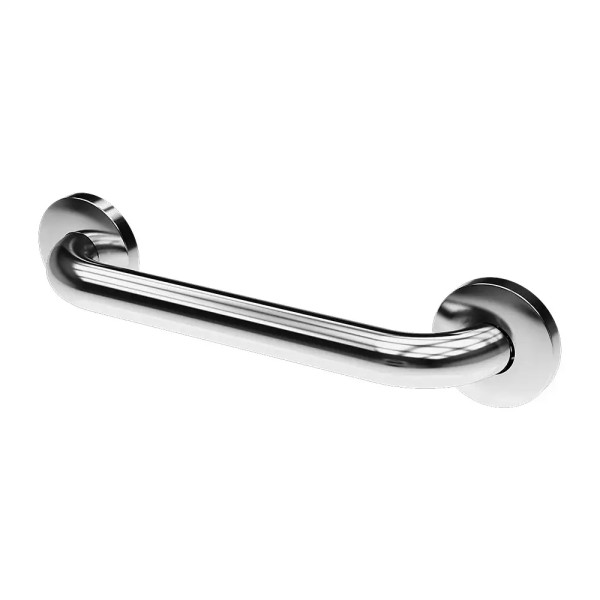 Edelstahl Haltegriff für Dusche und Badewanne SLZM10 - polierte Oberfläche - Breite 385 mm