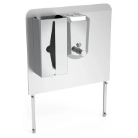 Seifen- und Handtuchspender für mobiles Waschbecken mit Wassertank Seifen- und Handtuchspender für mobiles Waschbecken mit Wassertank
