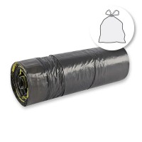 Müllbeutel mit Zugband 60 Liter, schwarz Müllbeutel mit Zugband 60 Liter, schwarz