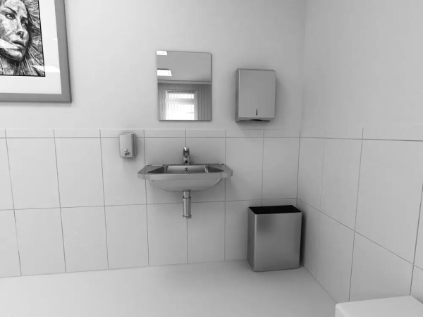 Edelstahl Spiegel SLZN30, vandalensicher