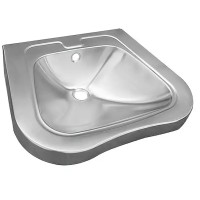 Edelstahl Waschbecken behindertengerecht SLUN66 Edelstahl Waschbecken behindertengerecht SLUN66