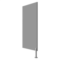 Schamwand Urinal, 1200 x 600 mm - grau Schamwand Urinal, 1200 x 600 mm - grau