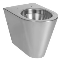 Toilette Edelstahl SLWN 03, bodenstehend, vandalensicher Toilette Edelstahl SLWN 03, bodenstehend, vandalensicher
